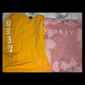 Two obey shirt pack